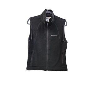 Columbia Women's M Black Full Zip Fleece Vest 2186
